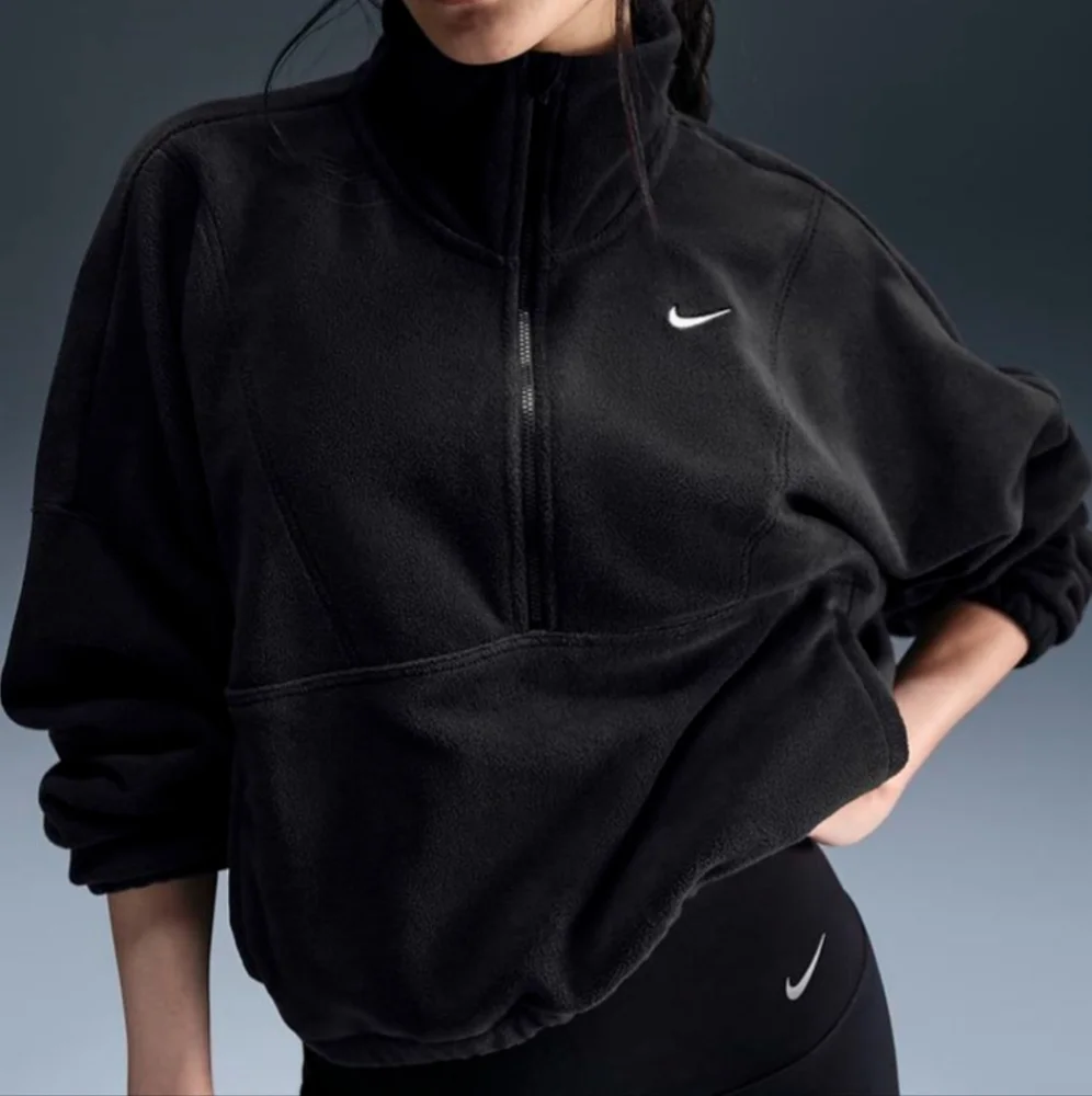Nike Therma-Fit Oversized 1/2 Zip Fleece Top New With Tags - Picture 1 of 12